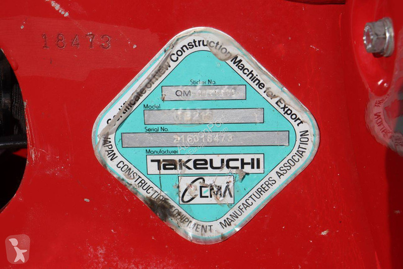 Rýpadlo Takeuchi TB216