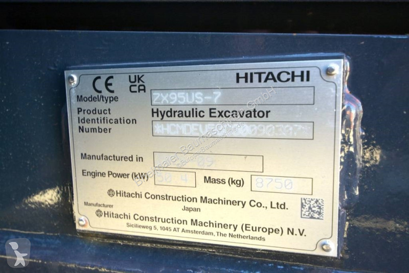 Escavatore Hitachi ZX 95 US-7
