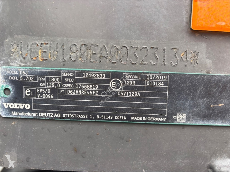 Escavatore Volvo 180 E -  E