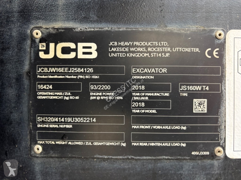 Escavadora JCB