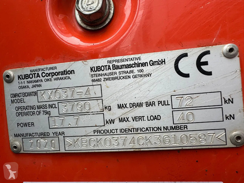Skovl Kubota 4