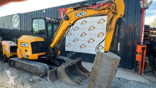 جرافة JCB 55z-1 powertilt à 25 900 € ht