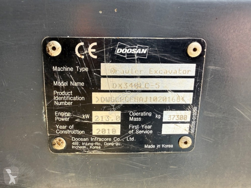 Rýpadlo Doosan DX 340 LC-5 - DX 340 LC - DX 340...