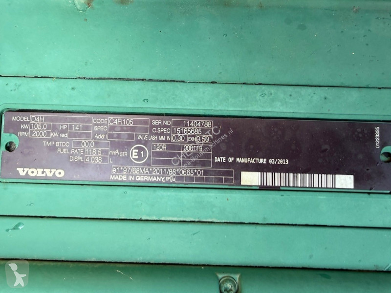 جرافة Volvo 160 D Long Reach - 180 - 220 - 140