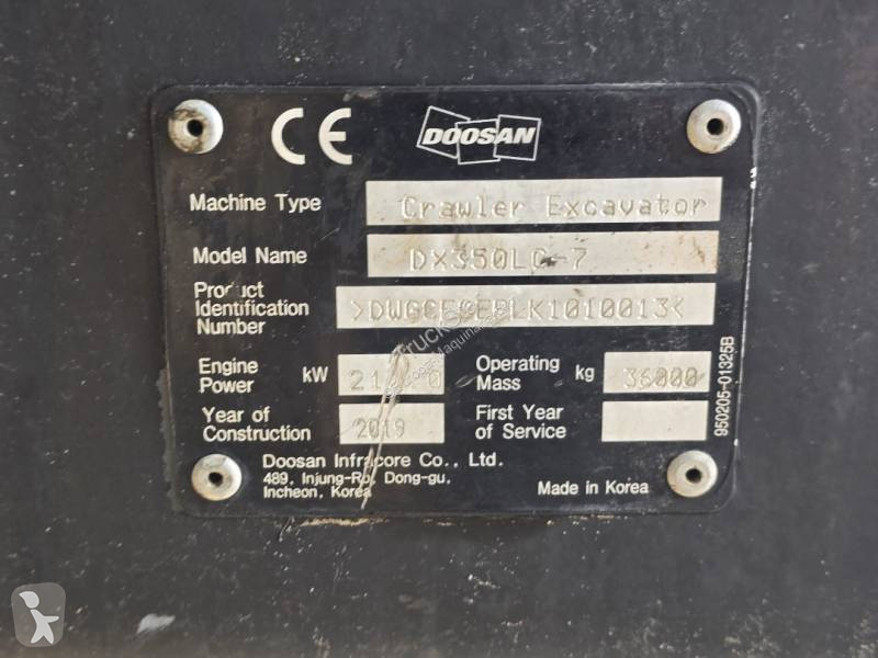 Skovl Doosan DX 350 LC-7