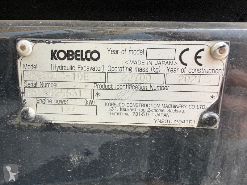 Rýpadlo Kobelco SK 210 LC-10E - SK 210 LC-10 -...
