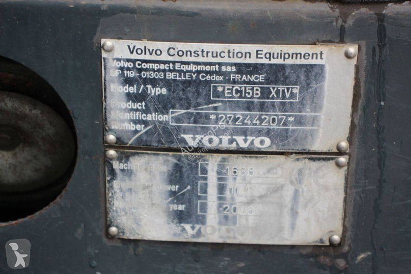 Rýpadlo Volvo EC15B