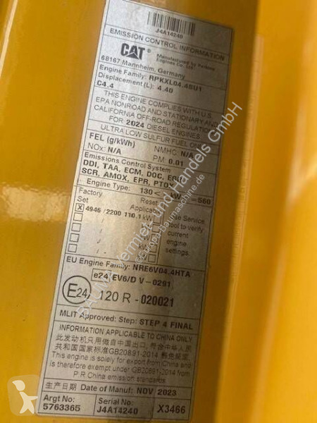 Lopatový nakládač Caterpillar MH 3022-07D ULM...