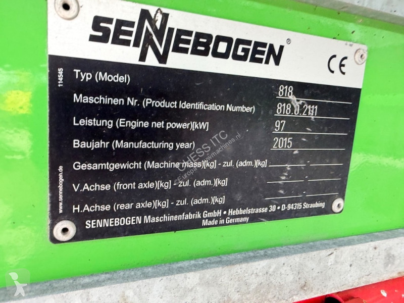 Koparka Sennebogen 818 E - E - E - 818 M