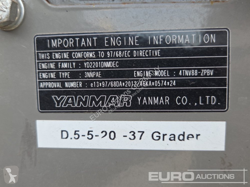 Pelle Yanmar ViO50-6A