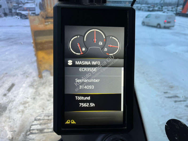 جرافة Volvo ECR 355 EL 3D / AC / CENTRAL...