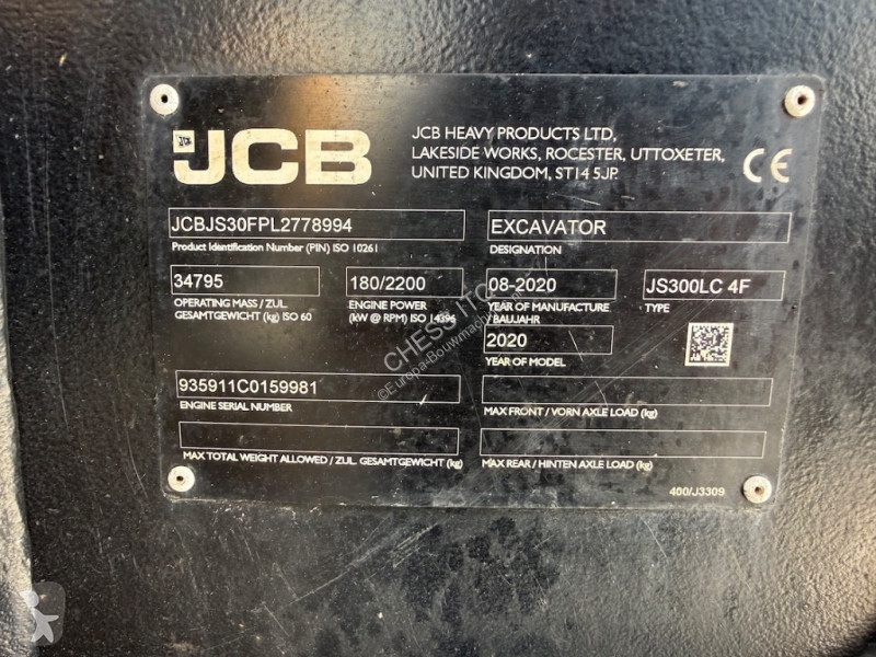Lopatový nakládač JCB 300 LC 4F - 300 -