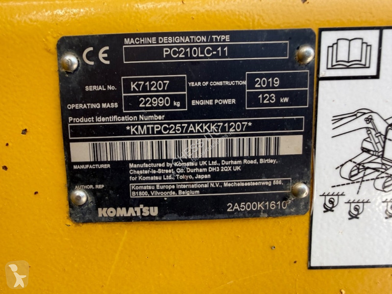 Rýpadlo Komatsu PC 210 LC-11 - PC 210 LC - PC 210