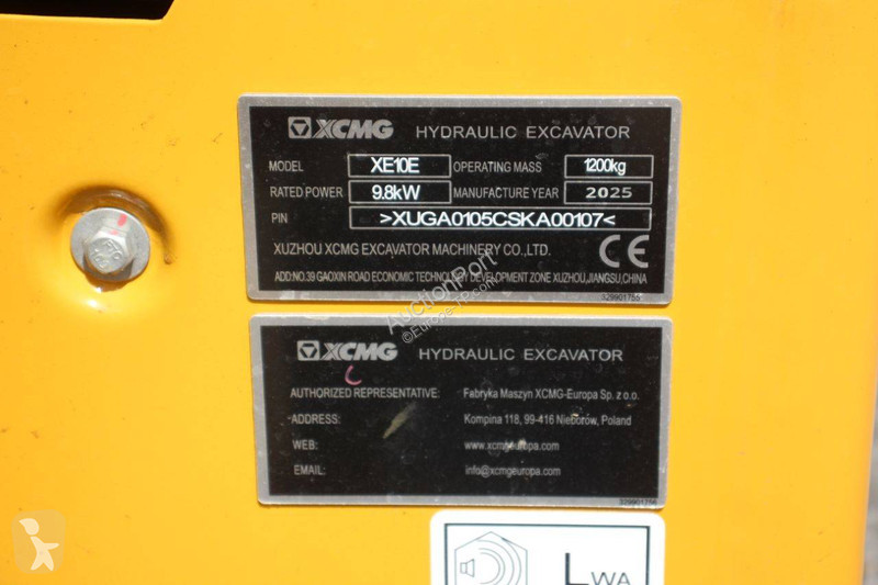 Excavator XCMG XE10E