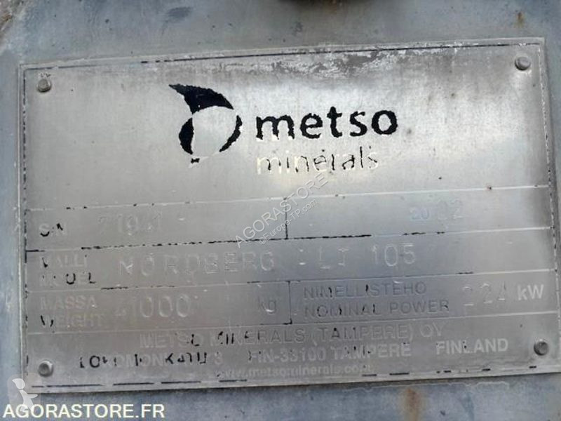Metso LT105 excavator