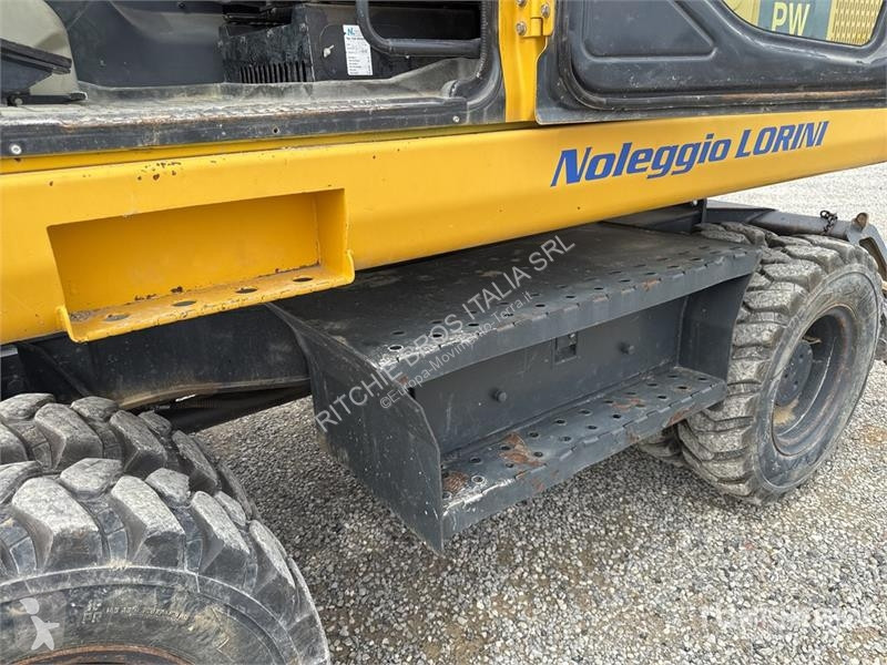 Escavadora Komatsu Wheel Excavator
