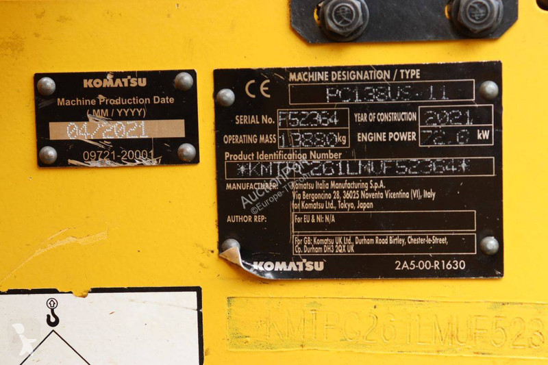 Excavadora Komatsu PC138US-11