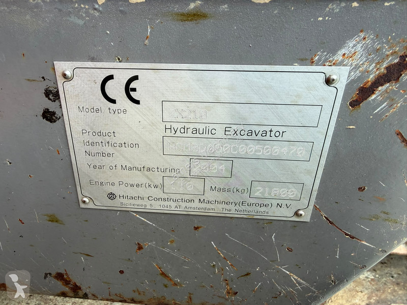جرافة Hitachi ZX210 LC1