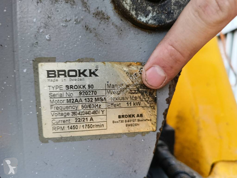 Pelle Brokk 90 husqvarna robot remote excavator...