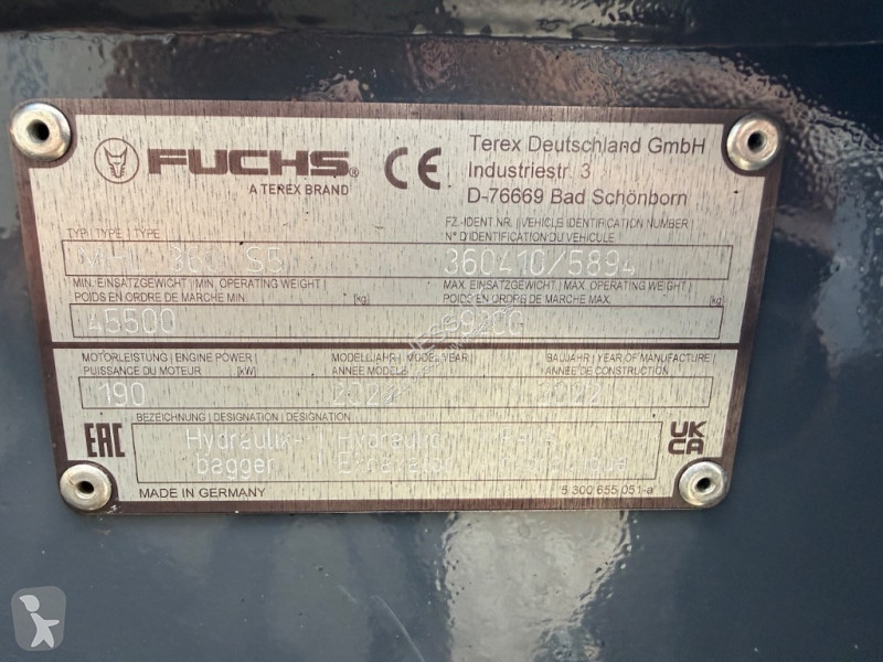 Багер Fuchs MHL 360 F