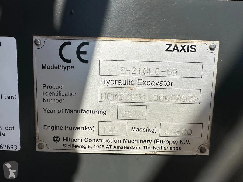 Escavatore Hitachi ZH210LC-5B