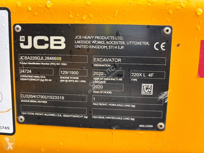 Escavadora JCB 220 XL 4F - 220 X