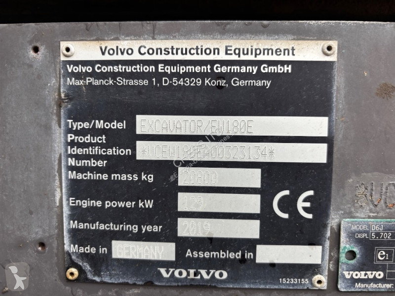 Escavatore Volvo 180 E -  E