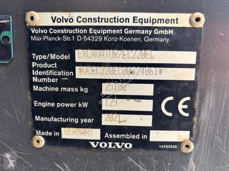 Skovl Volvo EC 220 E L - EC220