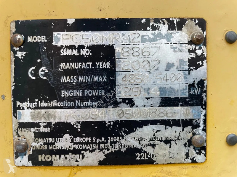 Escavadora Komatsu PC50MR | A/C