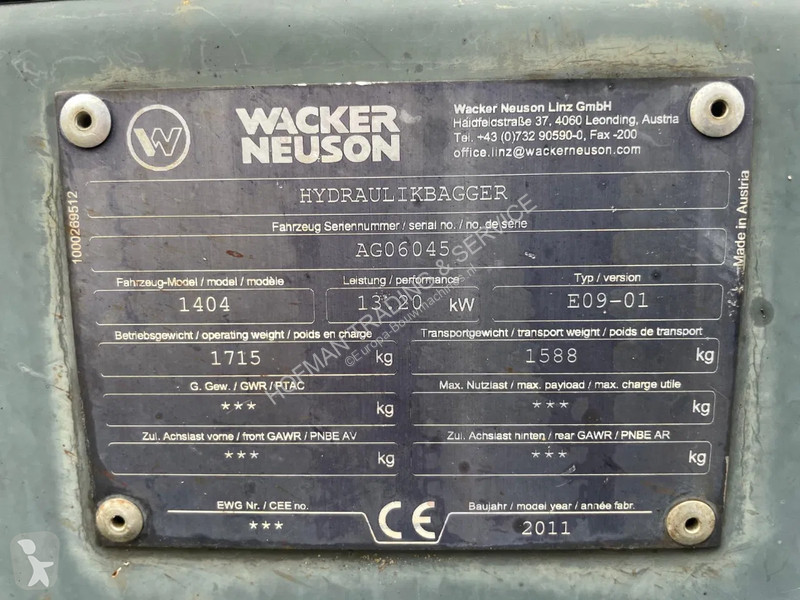Skovl Wacker Neuson
