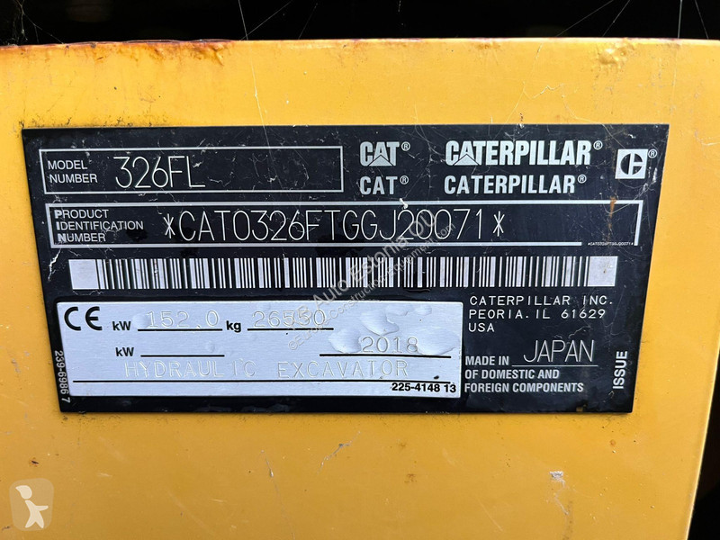 Escavatore Caterpillar 326 FL 3D / ROTOTILT /...
