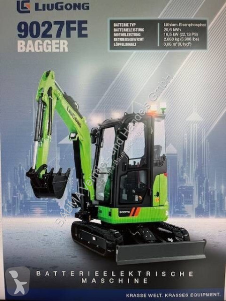 Excavator LiuGong 9027 FE Electric, SW OQ 30...