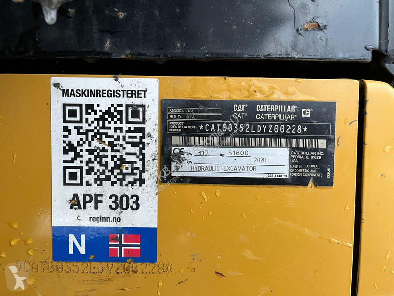 Rýpadlo Caterpillar 352 AC / CENTRAL LUBRICATION