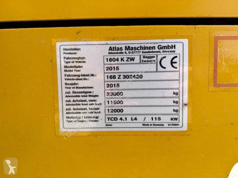 Lopatový nakládač Atlas 1604 KZW