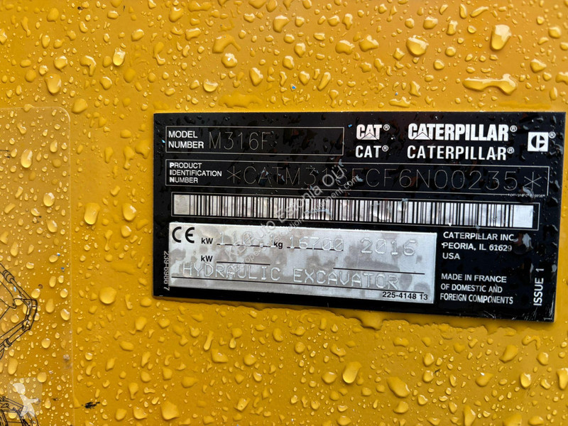 جرافة Caterpillar F TILTROTATOR / AC / CENTRAL...