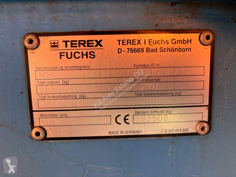 جرافة Terex Fuchs