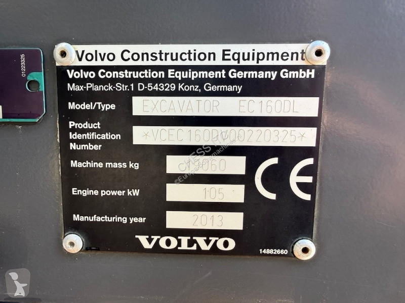 جرافة Volvo 160 D Long Reach - 180 - 220 - 140