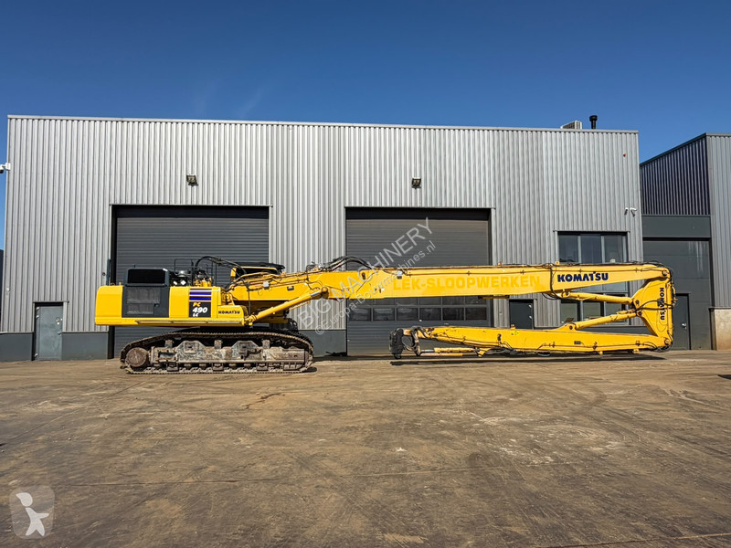 جرافة Komatsu PC490HRD10 - 28m Demolition Boom