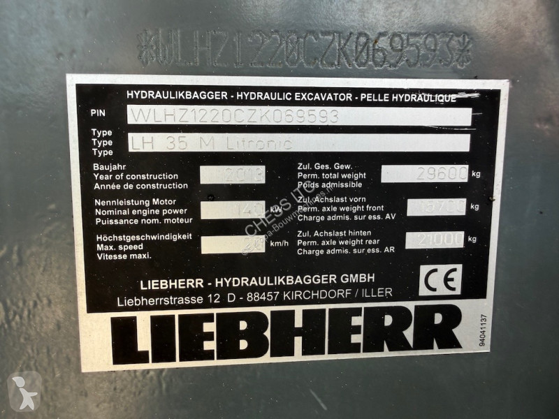 جرافة Liebherr LH 35 Timber Litronic - LH 35 M...