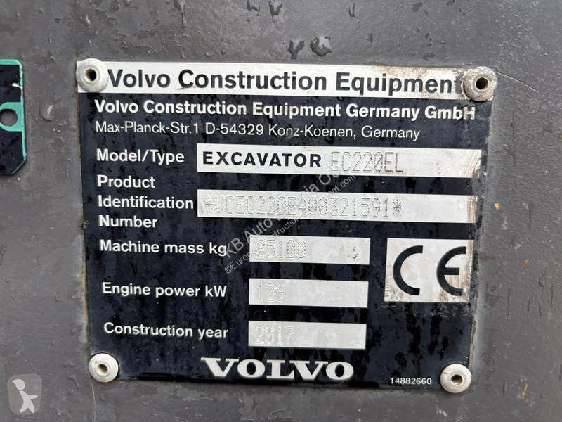 Skovl Volvo EC 220 EL 3D / TILTROTATOR /...