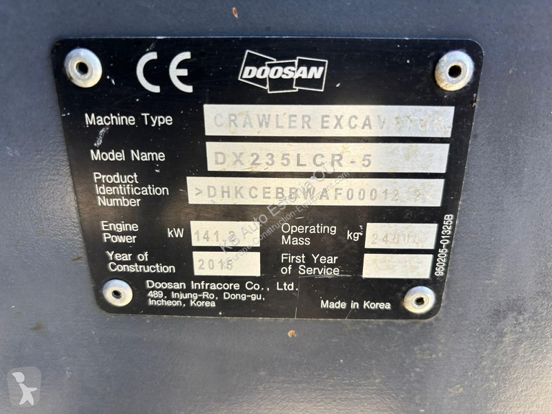 Rýpadlo Doosan LCR5 3 D / TILTROTATOR / CENTRAL...