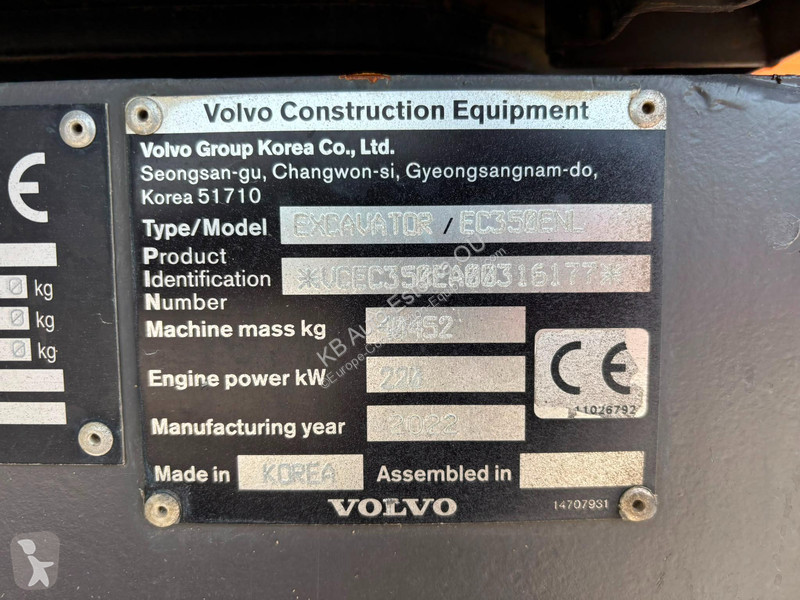 Escavatore Volvo 350 ENL HYDRAULIC CAB RISER /...