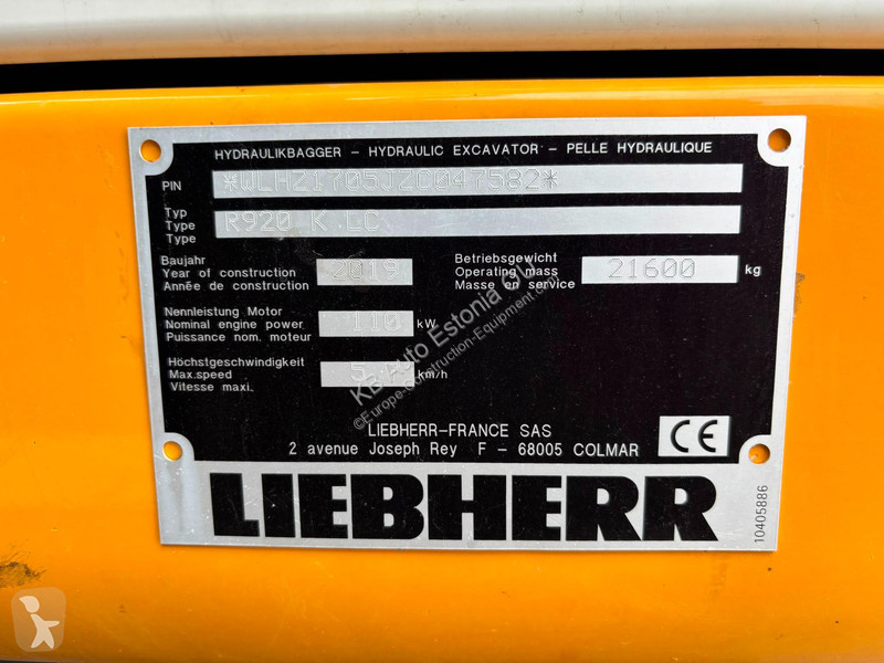 Экскаватор Liebherr R 920 Compact TILTROTATOR /...