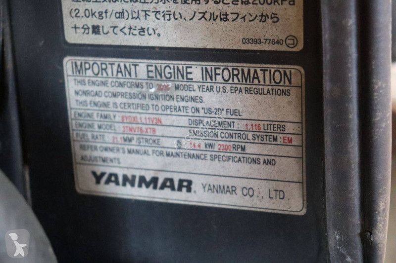 Excavator Takeuchi TB20R