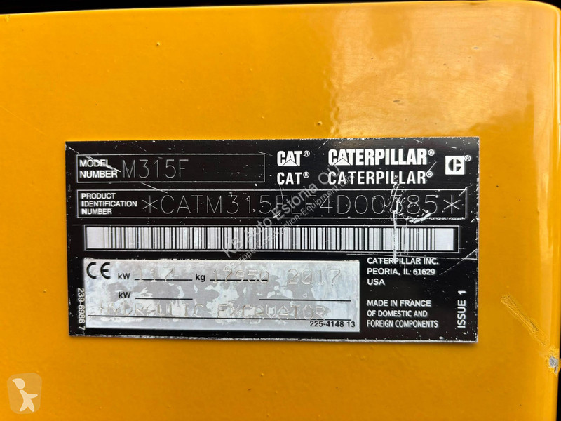 Pelle Caterpillar F TILTROTATOR / AC / CENTRAL...