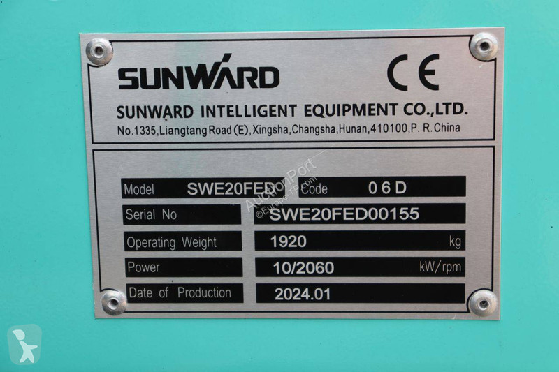 Sunward SWE20FED excavator