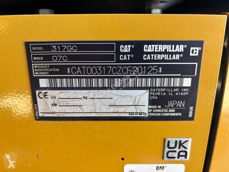 جرافة Caterpillar 317 GC 07C 3D / TILTROTATOR /...