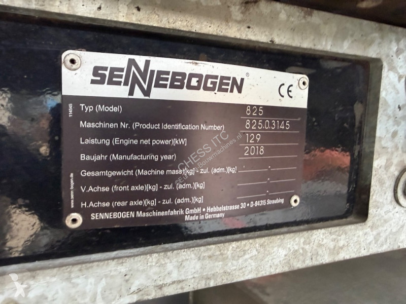 Pelle Sennebogen 825 E - 825 E - 825 E - 825 -