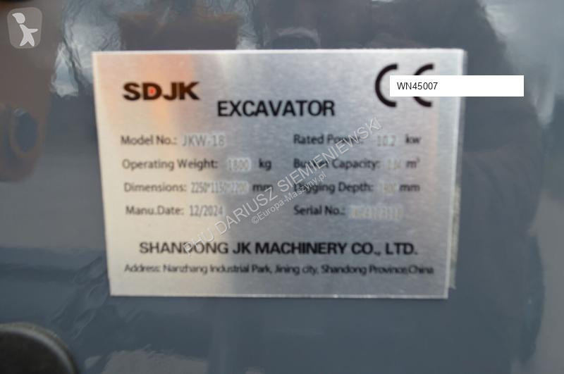 Excavator Kubota JKW-18