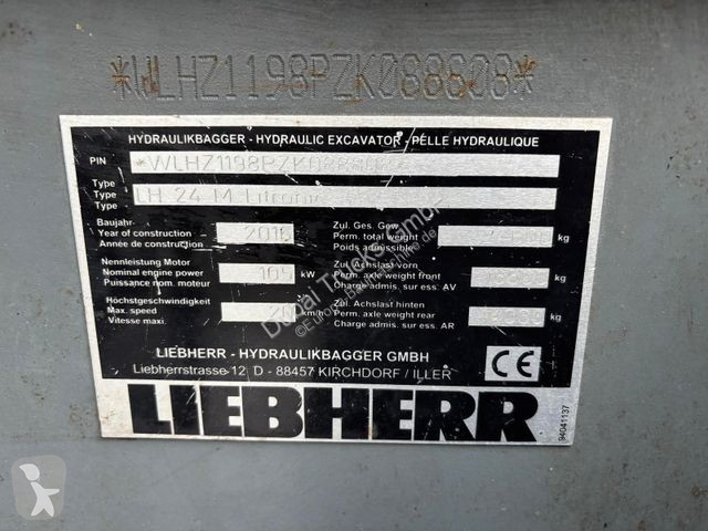 Excavator Liebherr LH 24
